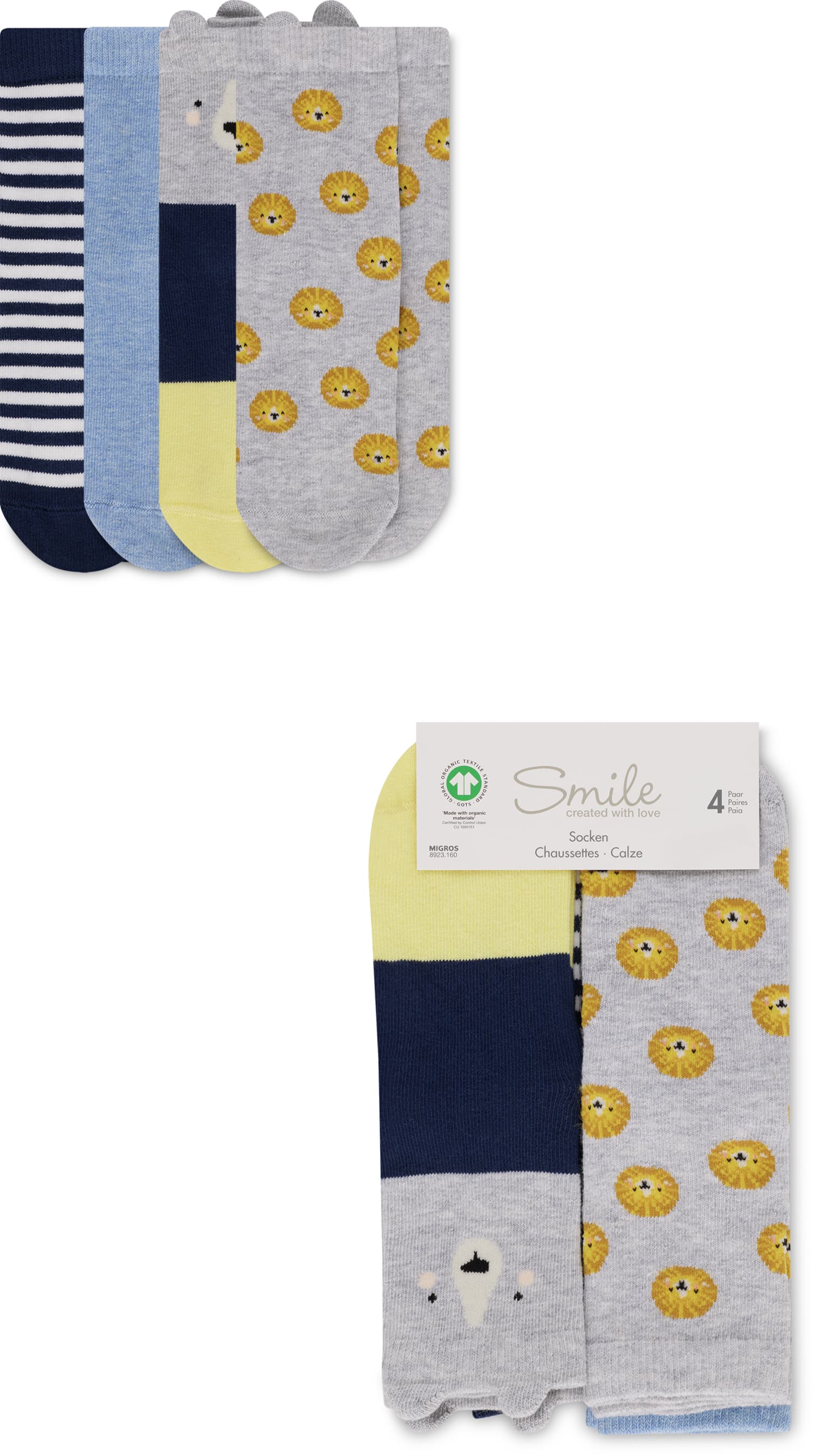 Baby Socken 4er Pack
